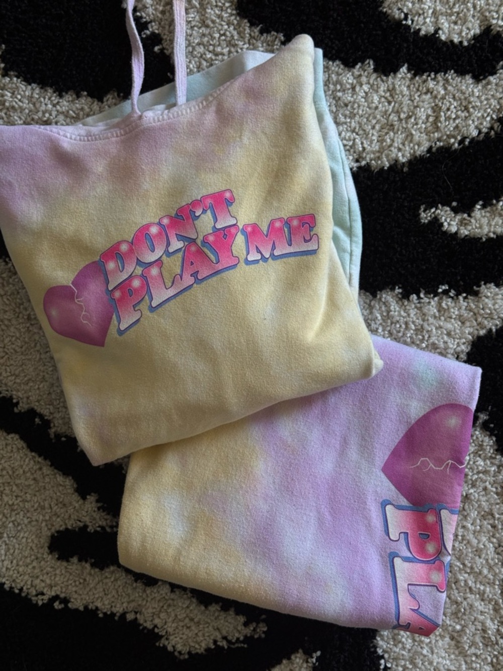 BSR Samii Ryan Tie Dye Crop Don’t Play Me Set